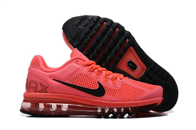 Women's Hot sale Running weapon Air Max 2013 Red Shoes 004